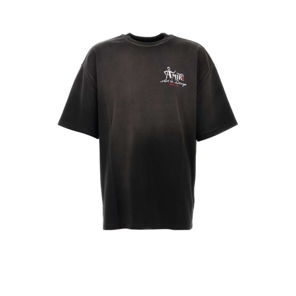 Amiri Men Black Cotton Oversize T-Shirt